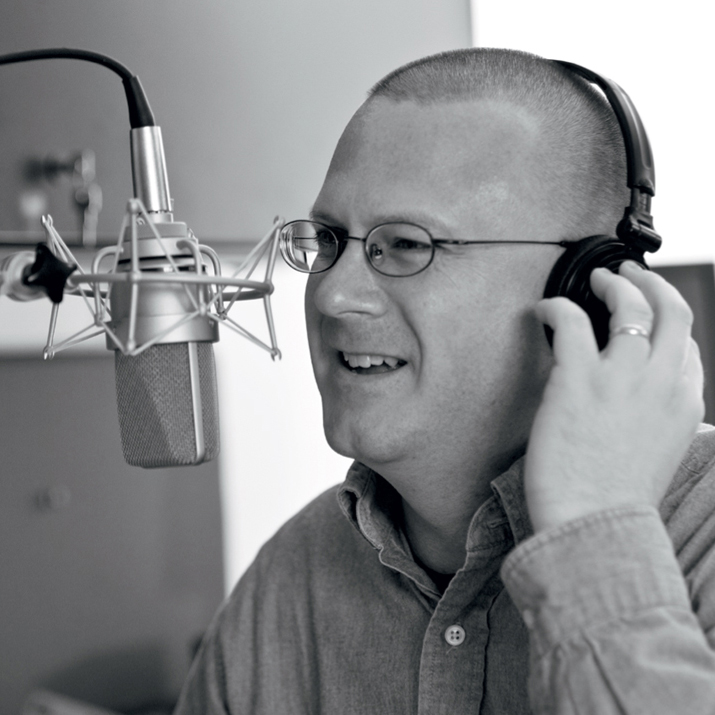 Dr Mike in the PediaCast Studio